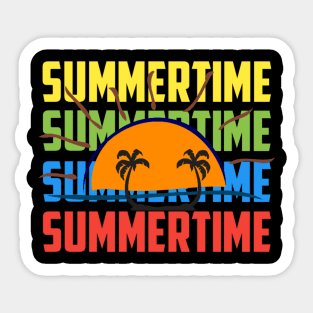 Summertime Sticker